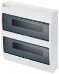 Elektro Plast Nasielsk 2407-01 Eleganti&scaron;kas modulinis skirstomasis skydas 2x18 ant pavir&scaron;iaus montuojamas IP40 2/36 N+PE 2407-01