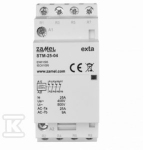 Zamel Modulinis montavimo kontaktorius 25A 4R 230V AC tipas: STM-25-04 EXT10000294
