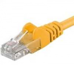 PremiumCord Patch kabelis UTP RJ45-RJ45 CAT6 7m geltonas