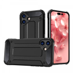 Hurtel Hybrid Armor Apple iPhone 16 - dėklas telefonui juodos spalvos