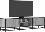 TV staliukas Televizoriaus spintelė, pilka, 160x35x41cm, mediena ir metalas