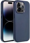 Oem Dėklas Leather Mag Cover (MagSafe) skirtas iPhone 16 Plus mėlynas
