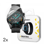 Wozinsky Full Glue Apsauginis stiklas Huawei Watch GT 2 / GT 2 Pro 46mm (2 vnt.)