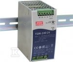 Mean Well TDR-240-24 MAITINIMO &Scaron;ALIMAS 3-FAZIUI DIN bėgeliui