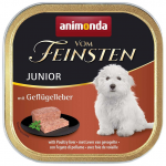 Animoda ANIMONDA Vom Feinsten Junior pauk&scaron;tiena liver - wet dog food - 150g