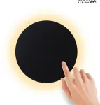 0,7-3W LED sieninis &scaron;viestuvas SHADOW SUN 25, juodas, 3000K, su jutikliu - &scaron;viestuvas įjungiamas/i&scaron;jungiamas prisilietus