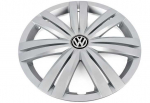 VAG "VW Jetta Mk6" 15- ratų centrinio rato dangtelis chromuotas juodas originalus 5C0601147EQLV