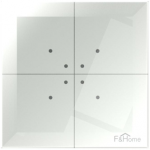 F&F FW-GS-24-W Jutiklinis nuotolinio valdymo mygtukas 9-30V artumo jutikliui, skirtas 60 mm dėžutei, baltas FiWave FW-GS-24-W