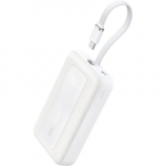 &bdquo;Anker&ldquo; i&scaron;orinė baterija, įmontuotas USB-C laidas, 30 W | A1688H21 | 10000 mAh | Baltas
