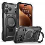 Supcase UB Grip Mag MagSafe dėklas skirtas Apple iPhone 17 Pro Max - juodos spalvos