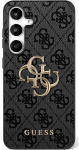 Guess Big 4G Classic Logo dėklas skirtas Samsung Galaxy S25 FE juodos spalvos