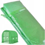 &Scaron;iltnamio plėvelė 2x2 m, UV filtru, žalia, 4 m&sup2;, tunelio danga, sodo plėvelė, pakeičiama danga