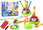 Lean Toys Žaislas boružėlė 3in1 su &scaron;okdyne, Taikiniu ir Raketų Paleidimo Funkcija