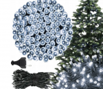 Happy people DU-27 skirtingų mirksėjimų rėžimų, 2000LED kalėdinė girlianda, 130m., &scaron;altai balta