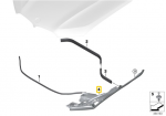 BMW X7 G07 De&scaron;inės Pusės Panelės Antspaudas Originalus 51767469502