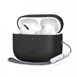 Tech-Protect Silikoninis dėklas for AirPods Pro 3 - Juodas