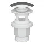 Plastbrno Praustuvo i&scaron;vestis 1 1 4", chromuota, su "click-crank" rankenėle