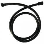 Du&scaron;as pievads AB Stainless Steel 150cm, juodas