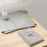 Dekoratyvinės Panelės 12 vnt. Betono pilka 30 x 30 x 0.27 cm