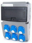 Els Elektrotechnika 11NO600 Konstrukcinis skirstomasis įrenginys 6*GS 230V, korpusas montuojamas į sieną, laidinis, neįrengtas, langas 11M, 11NO600