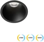 19W LED įleidžiamas &scaron;viestuvas DYLAN, juodas, 2700/4200/6500K, 4331501