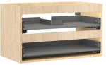 Praustuvo spintelės korpusas Mexen Box-A, 80 cm, 2 stalčiai, Oak