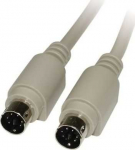 Roline PS/2 &ndash; PS/2, 6 m, baltas (11/01/5860)