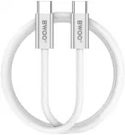 BWOO 240W pintas laidas USB-C &ndash; USB-C BO-X317C-C 1m baltas