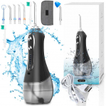 Dantų &scaron;epetėlis RTO Irygator do zęb&oacute;w belaidis dentystyczny 5 tryb&oacute;w 8 końc&oacute;wek 300ml+etui