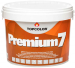 Sienų dažai TOPCOLOR PREMIUM 7, matiniai, CRL/C bazė, 10 l