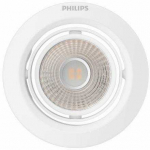 Įleidžiamas LED &scaron;viestuvas PHILIPS POMERON SCENE SWITCH, 3 W, 2700 K, 200 lm, dimeriuojamas &Oslash;9 cm