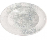 Blue Gili pietų lėk&scaron;tė PORLAND Smoky Mat Mėlyna, kreminės/ mėlynos sp., &oslash;26 cm