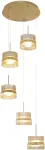 57W LED pakabinamas &scaron;viestuvas LUXE, žalvario/gintaro sp., 3000K, 4346500