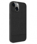 Dėklas Evelatus Apple iPhone 15 Plus Plactic Leather Magsafe Back Cover Juodas