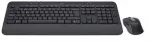 Klaviatūra Logitech Klaviatūros ir pelės rinkinys MK650 - US QWERTY - Graphite