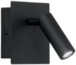 2,2W LED sieninis &scaron;viestuvas DICKENS, juodas