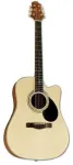 Samick Greg Bennett GD-100SC NS &ndash; akustinė gitara su i&scaron;pjova ir vientisu eglės vir&scaron;umi