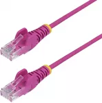 StarTech 7 m rožinis plonas CAT6 kabelis