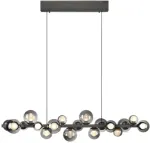 45W LED pakabinamas &scaron;viestuvas E-POPUP, pilkos sp., 2200-5000K, dimeriuojamas, reguliuojamo auk&scaron;čio