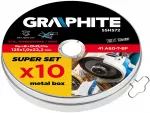 Graphite Pjovimo diskas metalui 125 x 1,0 x 22,2 mm, 41 A60-T-BF, INOX, 10 vnt.
