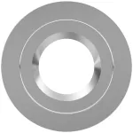 Įleidžiamo &scaron;viestuvo žiedas SP CBO IP65/5X RING ADJ ROUND, &scaron;lifuoto nikelio sp.