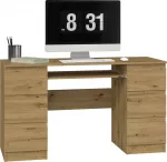 Top E Shop Ra&scaron;omasis stalas Topeshop Kuba Rudas 130 cm x 51 cm