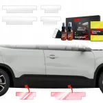 GrizzGlass Apsauginė plėvelė slenksčiams BodyShield, skirtas Jeep Avenger (2023-2025) [4w1] (GRZ15442)