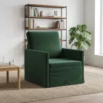 Sofa Krėslas Tamsiai žalia 70 x 81 x 82 cm Aksomas