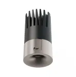 12W LED įleidžiamas/užglaistomas &scaron;viestuvas, matinės sidabro sp., 2700K, 25401-27
