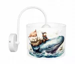 Bez Marki HEXE OCEAN Lampa dziecięca ścienna kinkiet 1 x 60W H0921