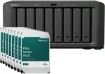 Serveris Synology DS1825neo+ 32TB Plus HDD NAS-Bundle NAS inkl. 8x 4TB Synology Plus 3.5 col. SATA HDD