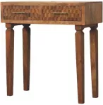 Artisan Furniture Arno mango medienos konsolinis staliukas, tikmedžio atspalvio