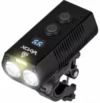 Vayox Led dviračio žibintų rinkinys: priekinis ir galinis, su powerbank