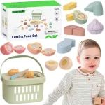 Tooky Toys Žaislas rinkinys Tooky Toy, su pjaustomu maistu
